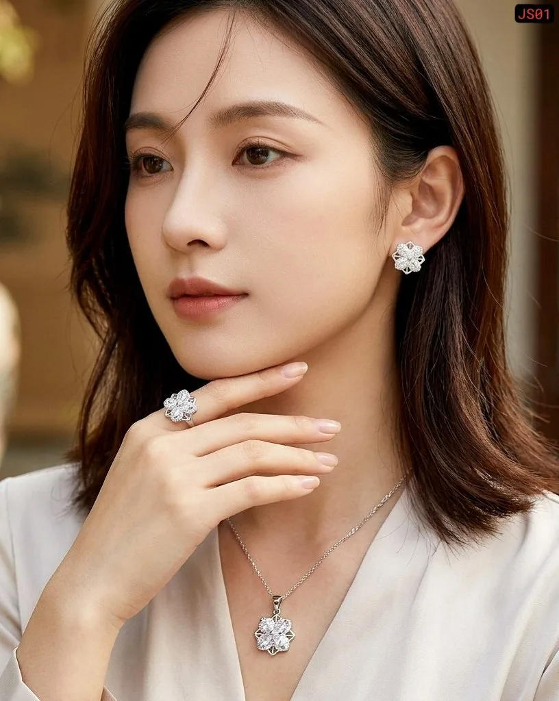 Shining Flower Jewellery Set - slide 3