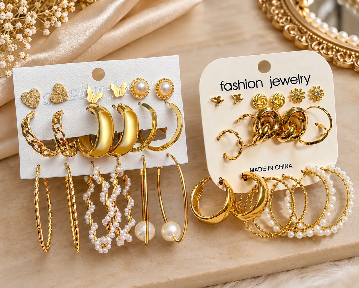 9 Pair Earring set E04 High Quality