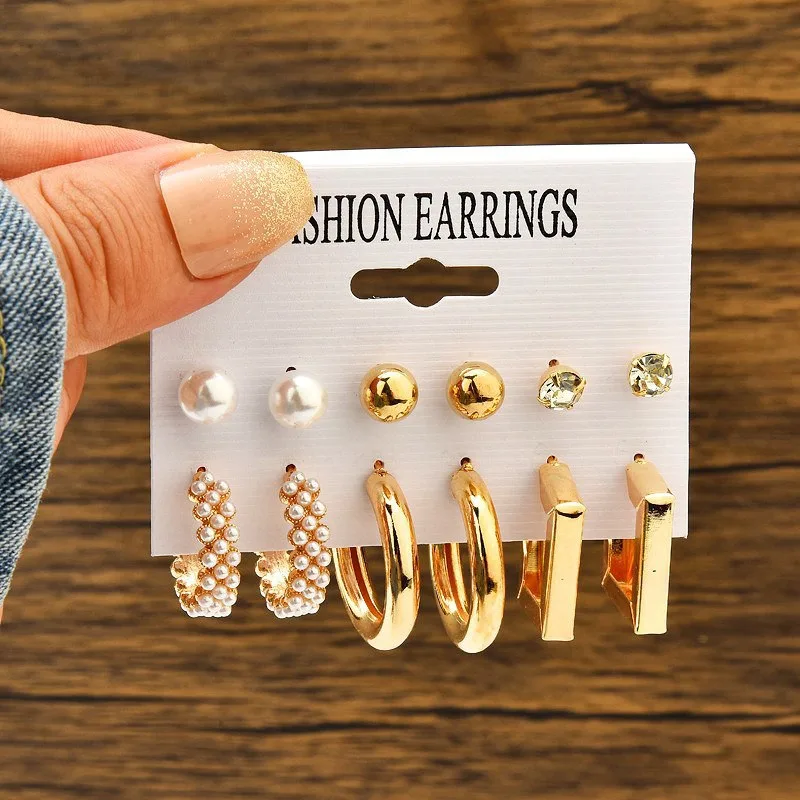 6 Pair Earring Set - slide 3
