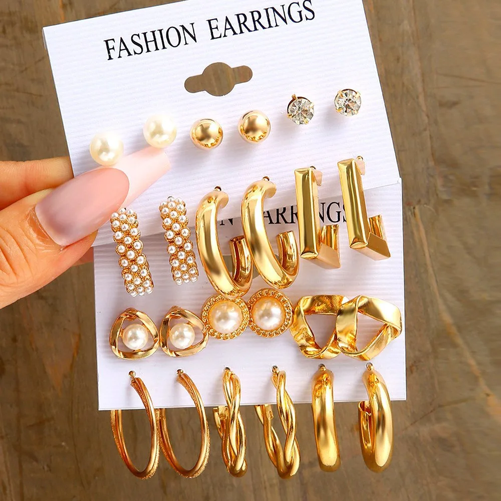 6 Pair Earring Set
