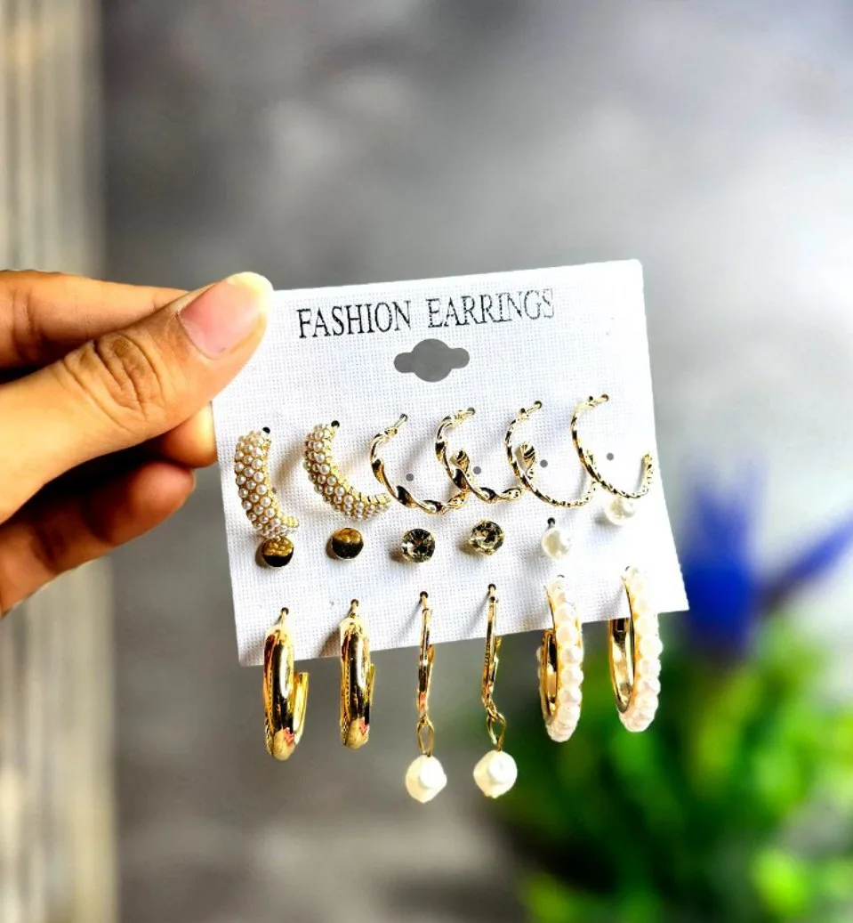 9 Pair Earrings new Design - slide 3