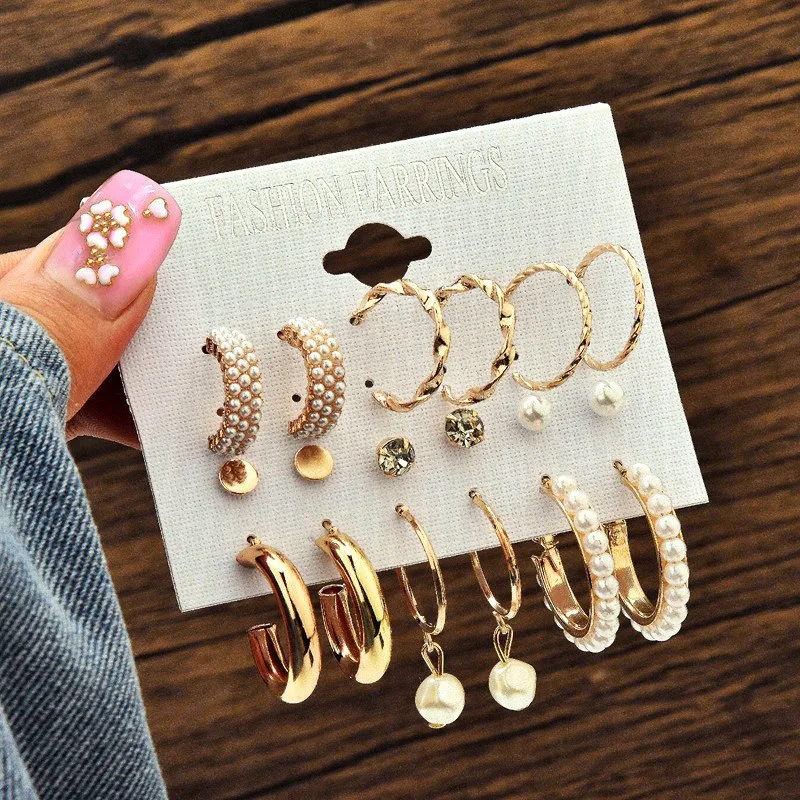 9 Pair Earrings new Design