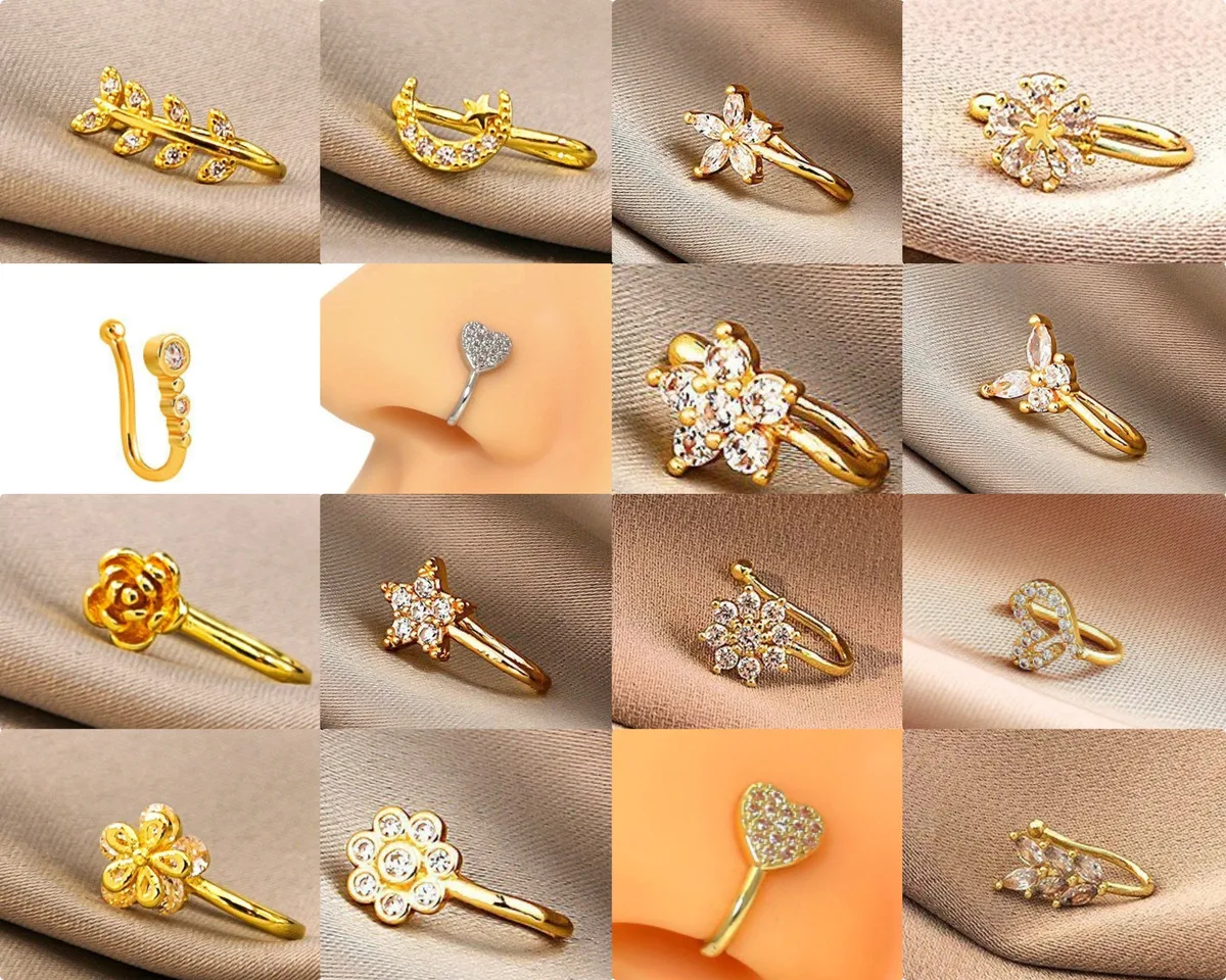 Gold Plated Nose Pin