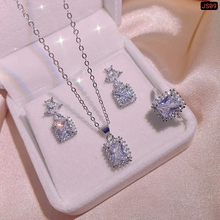 Dazzling  micro zircon jewellery set - slide 2